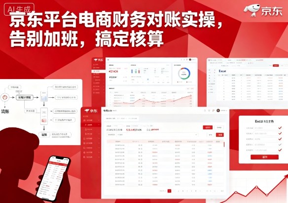 京东平台电商财务对账实操，告别加班，搞定核算-众创网