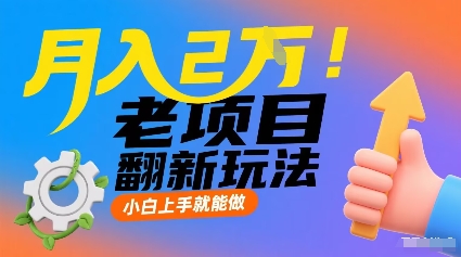 月入2W！老项目翻新玩法，小白上手就能做，非常容易上手-众创网