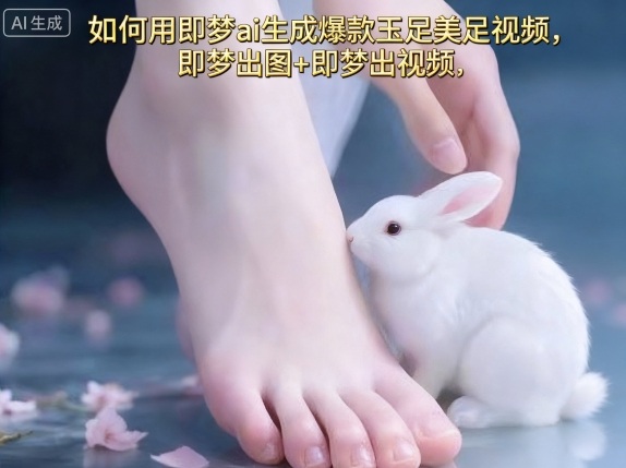 如何用即梦ai生成爆款玉足美足视频，即梦出图+即梦出视频，快速涨粉-众创网