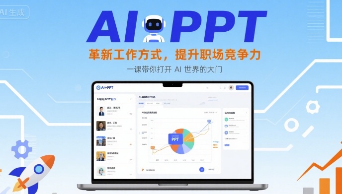 AI+PPT：革新工作方式，提升职场竞争力，一课带你打开 AI 世界的大门-众创网